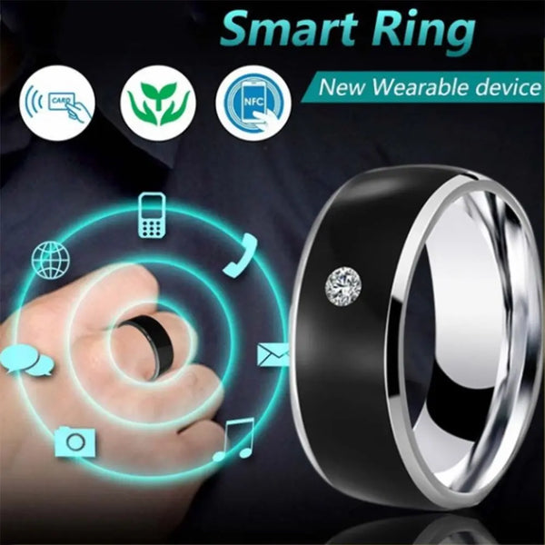 Waterproof Android Phone Equipment Technology NFC Finger Ring Intelligent Smart Wearable Connect