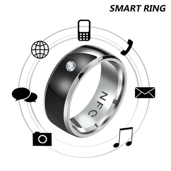 Waterproof Android Phone Equipment Technology NFC Finger Ring Intelligent Smart Wearable Connect