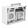 METALFISH T60 Mini ITX White Case 9L With Acrylic Or Mesh Side Panel and Portable Handle Support SFX PSU/310mm GPU/2*120mm Fan