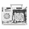 METALFISH T60 Mini ITX White Case 9L With Acrylic Or Mesh Side Panel and Portable Handle Support SFX PSU/310mm GPU/2*120mm Fan