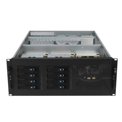 4U 630MM Depth 8 Bays HDD Trays Hotswap Server Case Support 8 Full-height PCI/PCIE Expansion slots Can Install ATX PSU