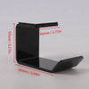 Headphone Stand U Shaped Acrylic Wall Hanging Internet Cafe Adhesive Table Bottom Headphone Display Stand For Games