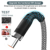 6A Extended USB TYPE-C Cable Braided Data Cable for Samsung Huawei Xiaomi Switch Sony PS5 TYPE-C 8m 5m 3m 2m 1.5m 1m Cable