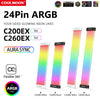 RGB 8Pin/24Pin Motheboard Extension Cord Wire ARGB PC Case LED Light Bar 5V Sync Replacement Computer Lamp Strip Decor