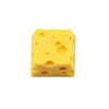 Cheese Keycap Personality Resin Mechanical Keyboard for KEY Cap DIY MX-Cherry Cake Design Yellow