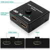 Bi Direction Switch HDMI 2.0 4K 60HZ HDMI Splitter 1x2 2x1 New Dual 2 Ports Adapter Converter Supports Ultra HD 4K