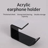 Headphone Stand U Shaped Acrylic Wall Hanging Internet Cafe Adhesive Table Bottom Headphone Display Stand For Games