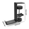 Metal Earphone Holder Hook Under Desk Headphone Stand Headset Hanger Adjustable