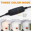 48 LEDs Desk Lamp Clip USB Book Light Bedside 360° Flexible Eye Protection Gooseneck Reading Light Brightness Adjustable 3 Leve