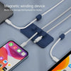 Magnetic Mouse Wire Organizer Desktop Cable Clip Protector Cord Winder Row Plug Self-Adhesive Fixed USB Charging Line Holder