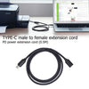 USB C Extension Cable USB C Male to Female Power Delivery Charging Extender Cord