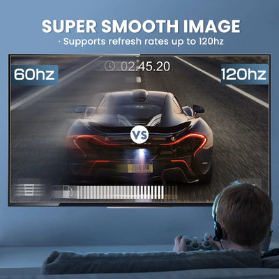 HDMI 2.1 Cable HDMI Cord 8K 60Hz 4K 120Hz 48Gbps EARC ARC HDCP Ultra High Speed HDR for HD TV Laptop Projector PS4 PS5