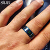 Fashion Smart Ring Multifunctional Temperature Sensitive Rings Titanium Steel Couple Jewelry Fingertip Temperature Sensor Ring