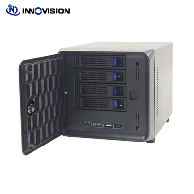 2023 New 4 Bays disk NAS case support mini ITX motherboard for home network storage
