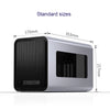 JONSBO V11 PC Case All Aluminum Alloy Home Computer Case Pull-out High-efficiency Ventilation for ITX Motherboard