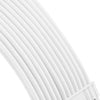 White PSU Extension Cable Kit , Solid Color Cable Solid Combo 300mm ATX24Pin PCI-E8Pin CPU8Pin With Combs