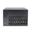 2022 new office home storage hot-swap Server chassis IPFS 8bays NAS case 6GB sata backplane USB3.0 support matx motherboard