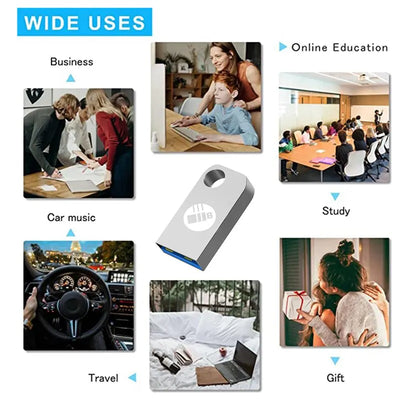 Hot Metal 3.0 USB Flash Drive 64GB Pen Drive for PC Laptop 64GB USB Memory Stick 3.0 Flash Drive High Speed Drive