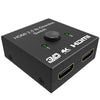 Bi Direction Switch HDMI 2.0 4K 60HZ HDMI Splitter 1x2 2x1 New Dual 2 Ports Adapter Converter Supports Ultra HD 4K