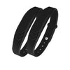 Adjustable 5PCS Pure Black Silicone RFID Wristband 125KHz/13.56MHz TK4100/IC/T5577/UID 4 Chip Optional Waterproof Bracelet