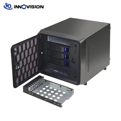 2023 New 4 Bays disk NAS case support mini ITX motherboard for home network storage