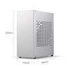 Aluminum HTPC Mini ITX Chassis Game Computer Case Support Graphics Card RTX2070 I5 with PCIE 3.0 cable Case A07 Small 1u PSU