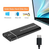 USB3.1 M.2 SSD Enclosure Mobile Case Supports NVME Protocol To Type-C Solid Metal External Hard Disk Case Laptop Phone SSD