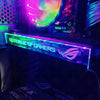 ICY MOD Transparent Acrylic ARGB Luminescent Board Customized VGA Side Decorative Panel PC Case Appearance MOD Computer Gamer