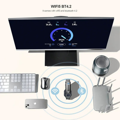 S1 Mini PC Intel Alder Lake N100 Windows 11 Ultra Small Pocket Computer Dual SSD 2xHDMI 2.0 4K 60Hz RGB