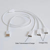 3 in 1 USB Splitter Cable USB Power Splitter 1 Male to 3 Female USB 2.0 Adapter 1 to 3 USB Splitter USB Extension Cable