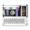 METALFISH S6 Computer Compact White Case Gaming PC Chassis Support 31cm Lenght GPU MATX Mainboard ATX/SFX PSU Mid Tower Cooler