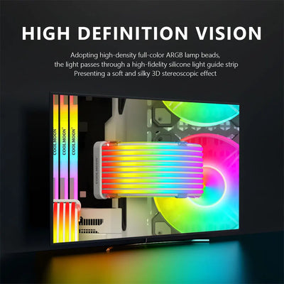 RGB 8Pin/24Pin Motheboard Extension Cord Wire ARGB PC Case LED Light Bar 5V Sync Replacement Computer Lamp Strip Decor